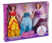 Prinsessedukker 3-pakning