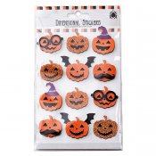 Klistremerker med gresskar, 12 pack