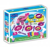 Peppa Gris, kjøkken sett med komfyr og tilbehør, 35 stykker