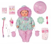 Baby Born Exclusive Winter Edition Girl Blue eyes Soft Touch, 43 cm dukke