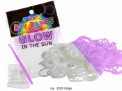 Glow in the Sun: Loom band som skifter farge i solen! (400 deler)
