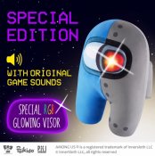 Among Us Crewmate Special Edition Right Hand Man kosedyr med lyd og lys 25cm