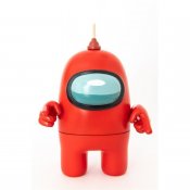 Among Us Crewmate Red figur med luer 17cm
