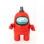 Among Us Crewmate Red figur med luer 17cm