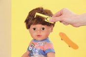 Baby Born interaktiv guttedukke med brunt hår