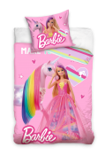 Barbie og Unicorn Sengesett 150x210 cm
