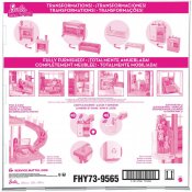 Barbie Dream House tre-etasjes hus med møbler