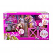 Barbie Dukke med hesteleker