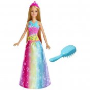 Barbie Dreamtopia Brush N Sparkle Princess, dukke med lyd