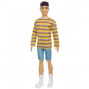 Barbie Ken Fashionistas stripete gul genser 30cm