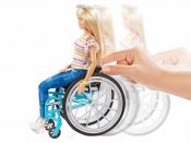 Barbie dukken i rullestol