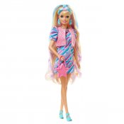 Barbie Totally Hair dukke Rosa med tilbehør