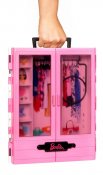 Barbie garderobe med 6 kleshengere