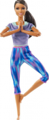 Barbie Yoga Doll Blå