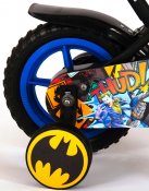 Batman Barn Bike 10 tommer med trening hjul og sykkel bar