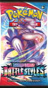3-pack Pokemon Sword & Shield Battlestyles Booster Pokémon Samlekort
