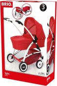 BRIO Doll Carriage Metal Spin Rød