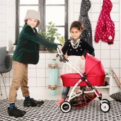 BRIO Doll Carriage Metal Spin Rød