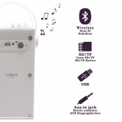 Portable Bluetooth høyttaler med mikrofon
