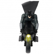 DC Comics radiostyrt Bat-motorsykkel med Batman-figur