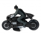 DC Comics radiostyrt Bat-motorsykkel med Batman-figur