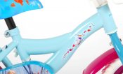 Fyndbox Frost Barn Bike 10 tommer med trening hjul og sykkel bar