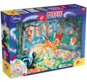 Disney Bambi puslespill 60 brikker 2 i 1