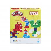 Play-Doh Avengers satt med leklera