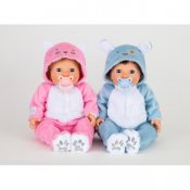 Tiny Treasures Twin Dolls rosa og blått