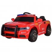 Elbil Barne brannbil 12V Azeno