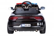 Elbil barn Azeno Police svart
