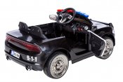 Elbil barn Azeno Police svart