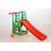Elite Toys slide med basketballkurv 160cm