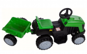 Elektrisk traktor barn Azeno 6V grønn