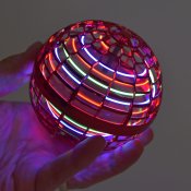 flyvende sfære med regnbue LED-lys fidget