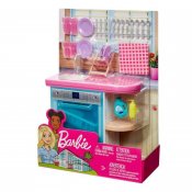 Barbie kjøkkenbenk med oppvaskmaskin