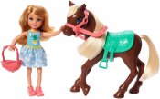 Barbie Club Chelsea dukke med hest
