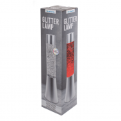 Glitter Lava-lampe med fargeskiftende LED-lys