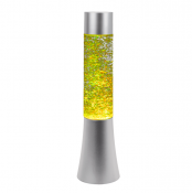 Glitter Lava-lampe med fargeskiftende LED-lys