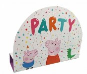 Peppa Gris invitasjonskort 8-pakke 11x16cm