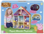 Peppa Gris Stort lekehus i tre med lyd og lys