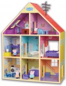 Peppa Gris Stort lekehus i tre med lyd og lys