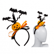 Halloween Kurpitsa og flaggermus diadem