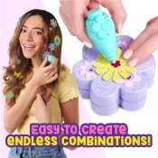 Hårstylist sett - blomstret hårsmykker 130 deler