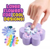 Hårstylist sett - blomstret hårsmykker 130 deler