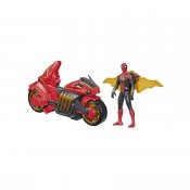 Iron spiderman Figur med Jet Web