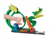 Hot Wheels City dragevei med brannstasjon