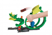 Hot Wheels City dragevei med brannstasjon