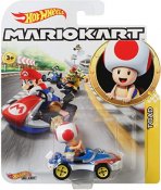 Hot Wheels, Mario Kart, Minifigure Toad