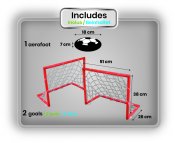 Flytende fotball med fotball